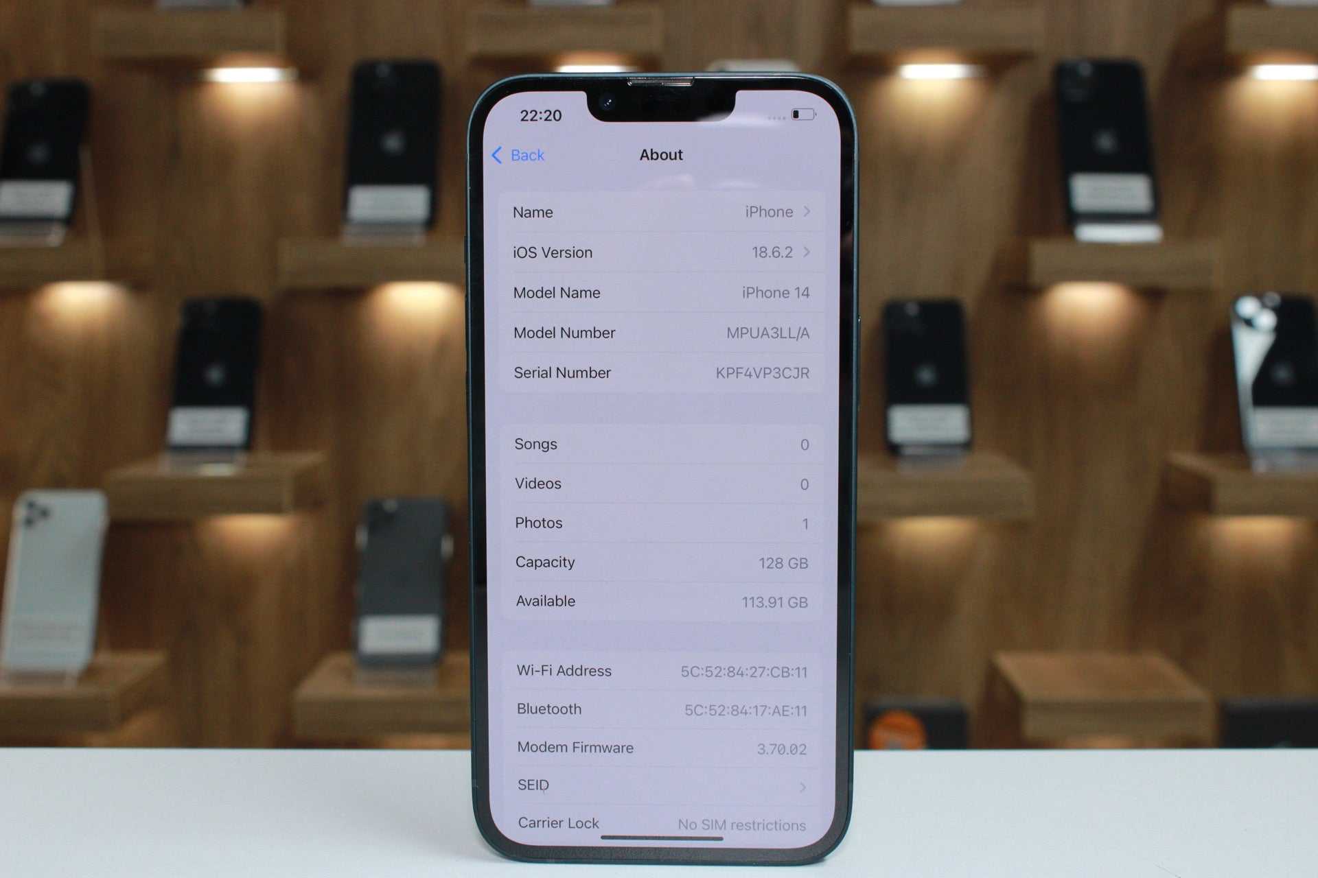 iPhone 14, 128GB, Baterie 100%, Midnight