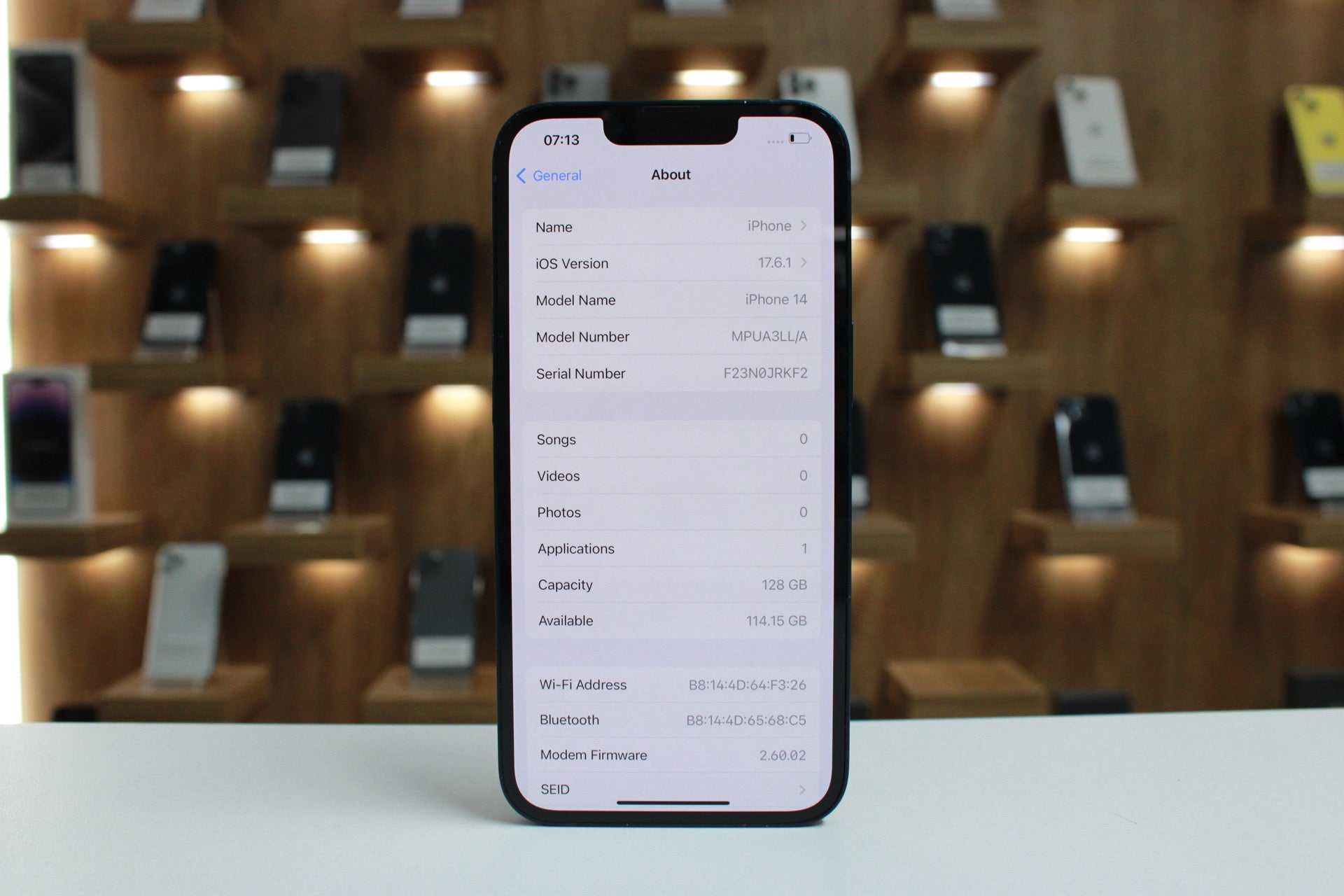 iPhone 14, 128GB, Baterie 92%, Midnight