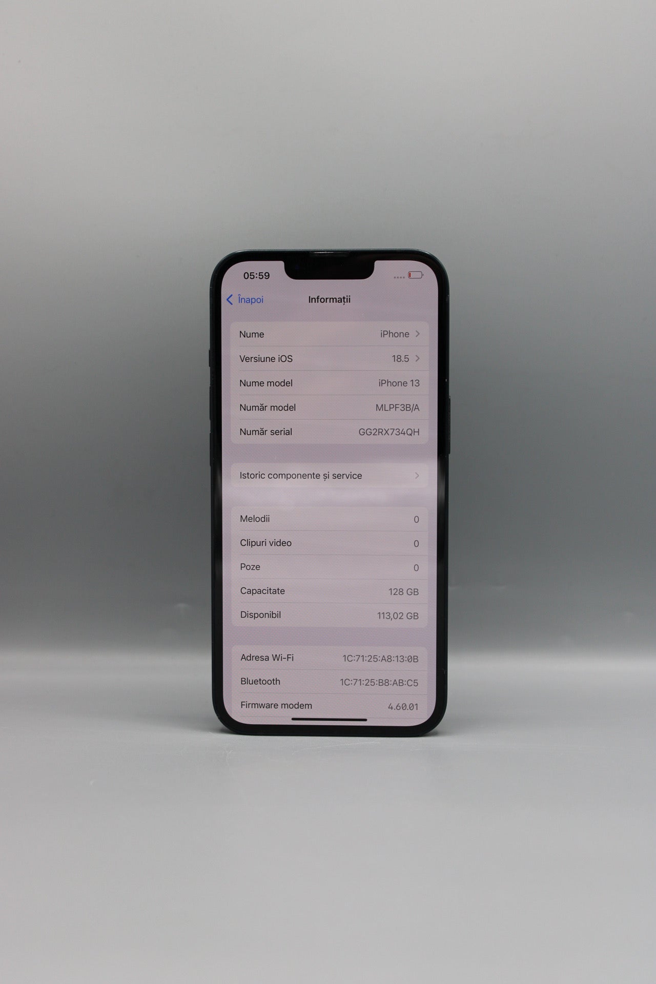 iPhone 13, 128GB, Baterie 100%, Midnight