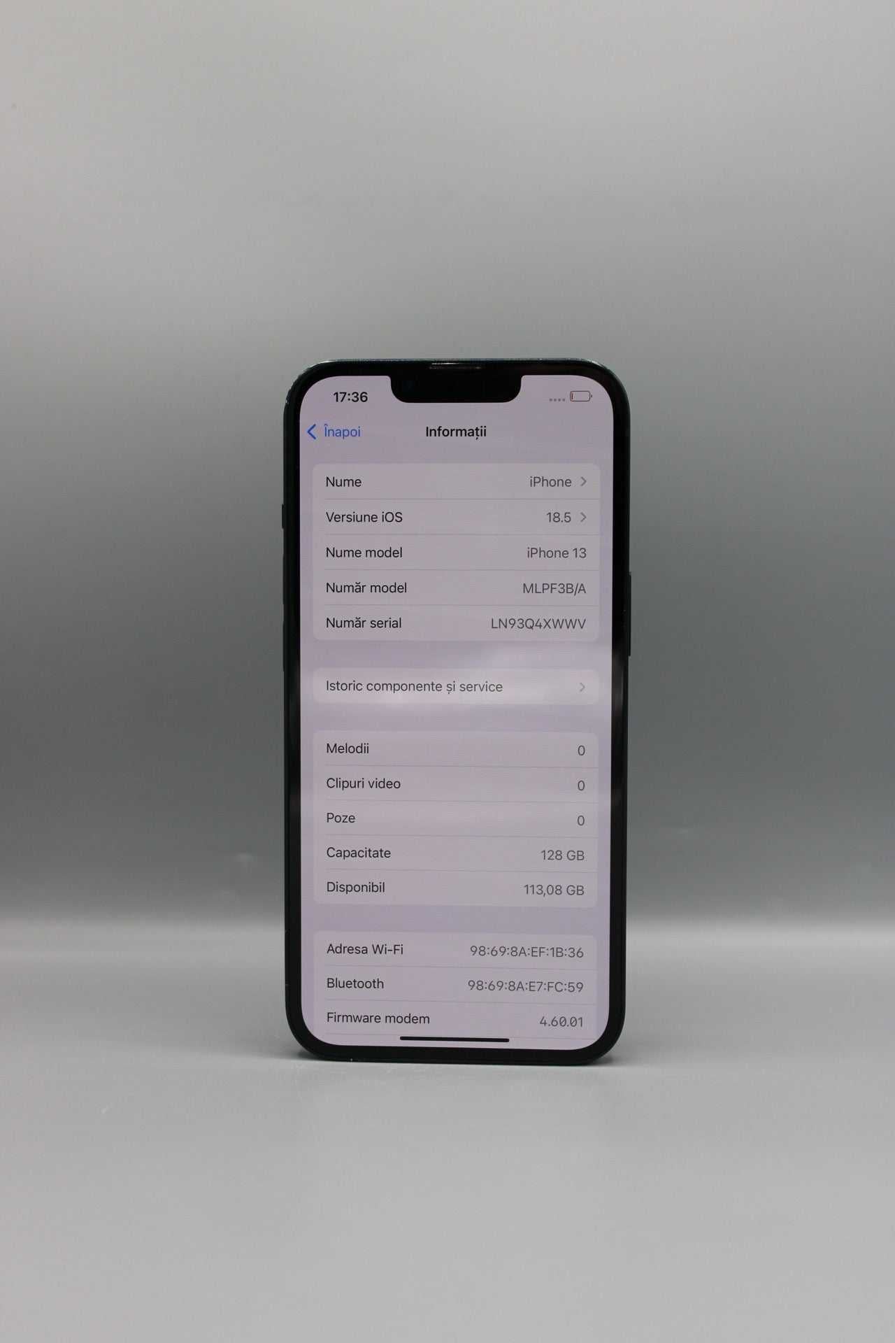 iPhone 13, 128GB, Baterie 100%, Midnight