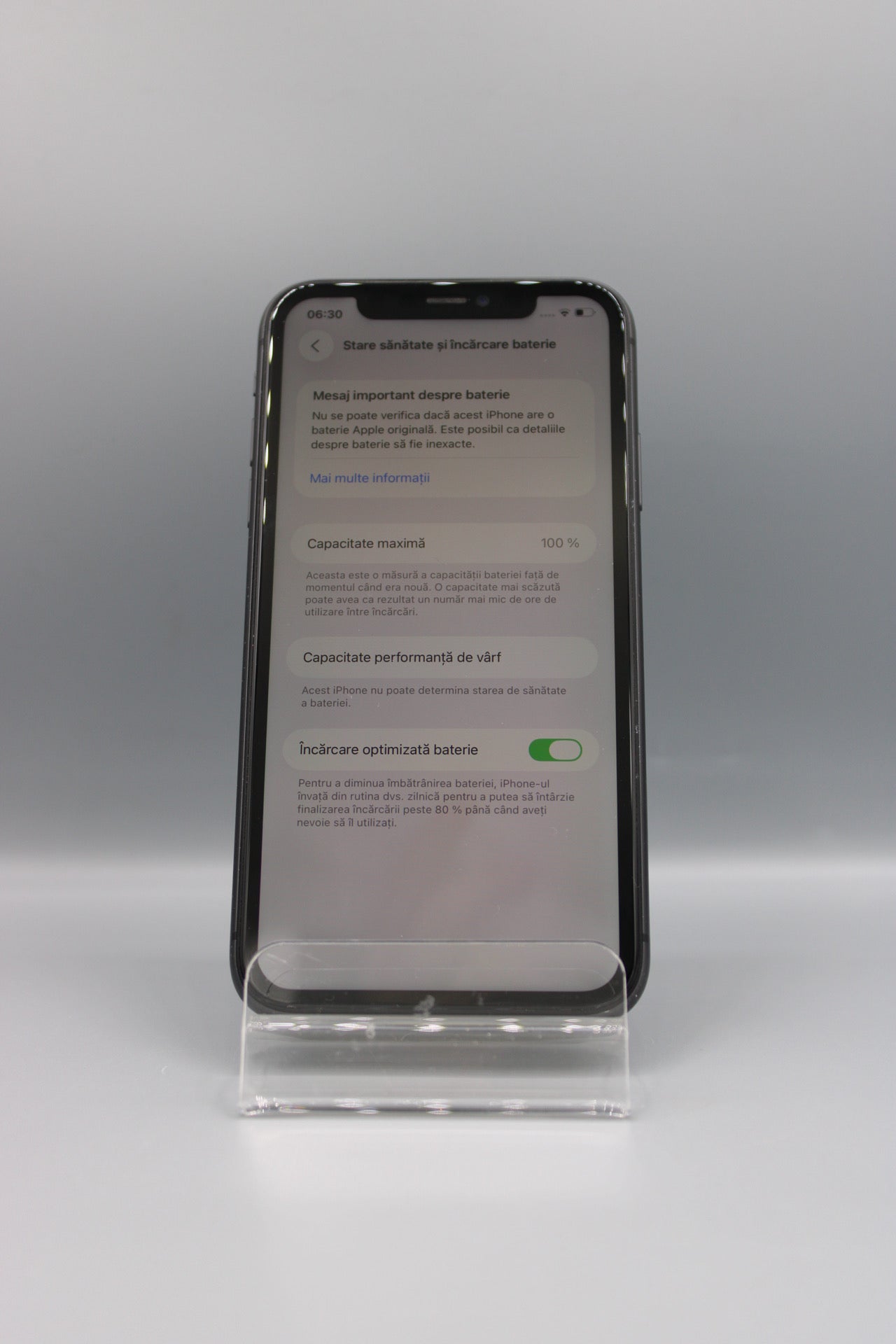 iPhone 11, 64GB, Baterie 100%, Negru