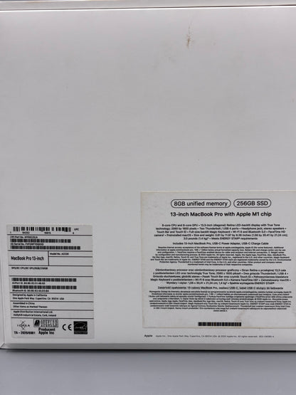 Laptop Apple Macbook Pro 13" |  M1  | 8GB RAM |  256GB | Touchbar | Space Gray | Magic Mouse 2