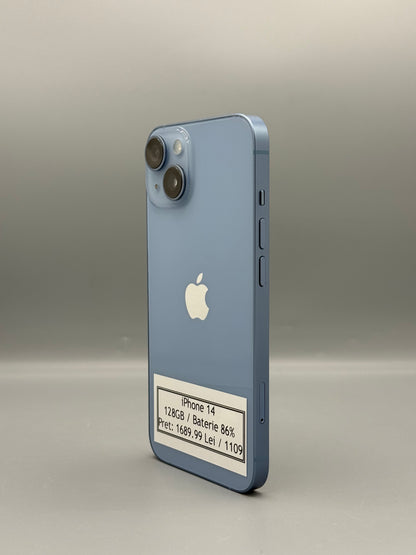 iPhone 14, 128GB, Baterie 86%, Blue