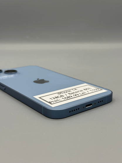 iPhone 14, 128GB, Baterie 86%, Blue