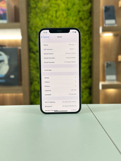 iPhone 12 Pro, 128 GB, Baterie 79%, Graphite
