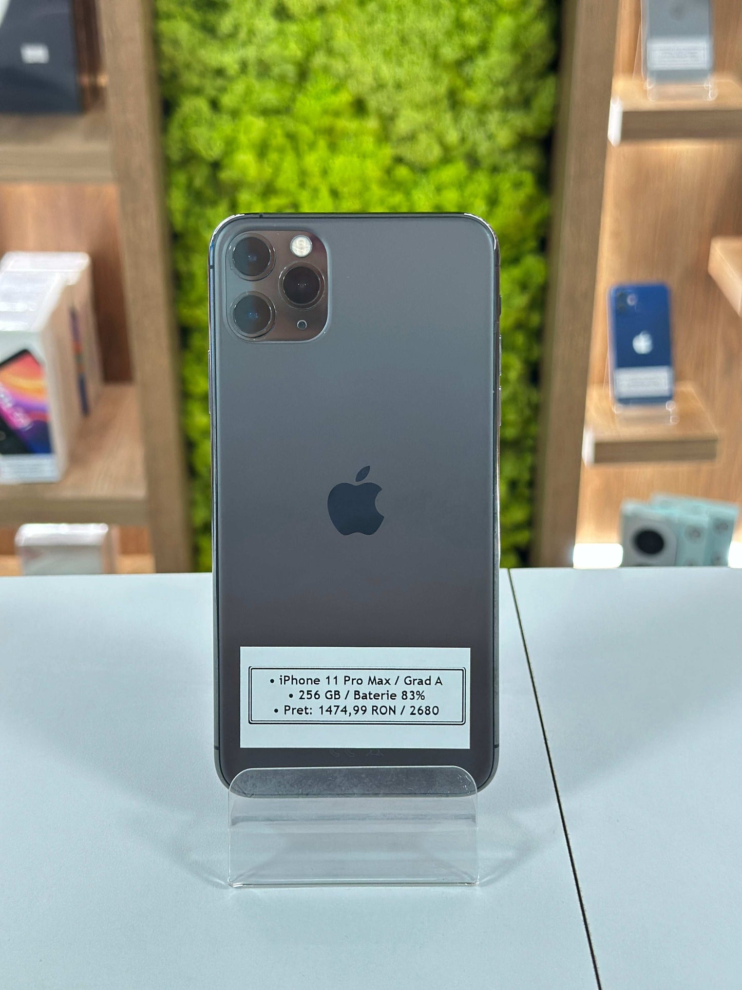 iPhone 11 Pro Max, 256 GB, Baterie 83%, Black