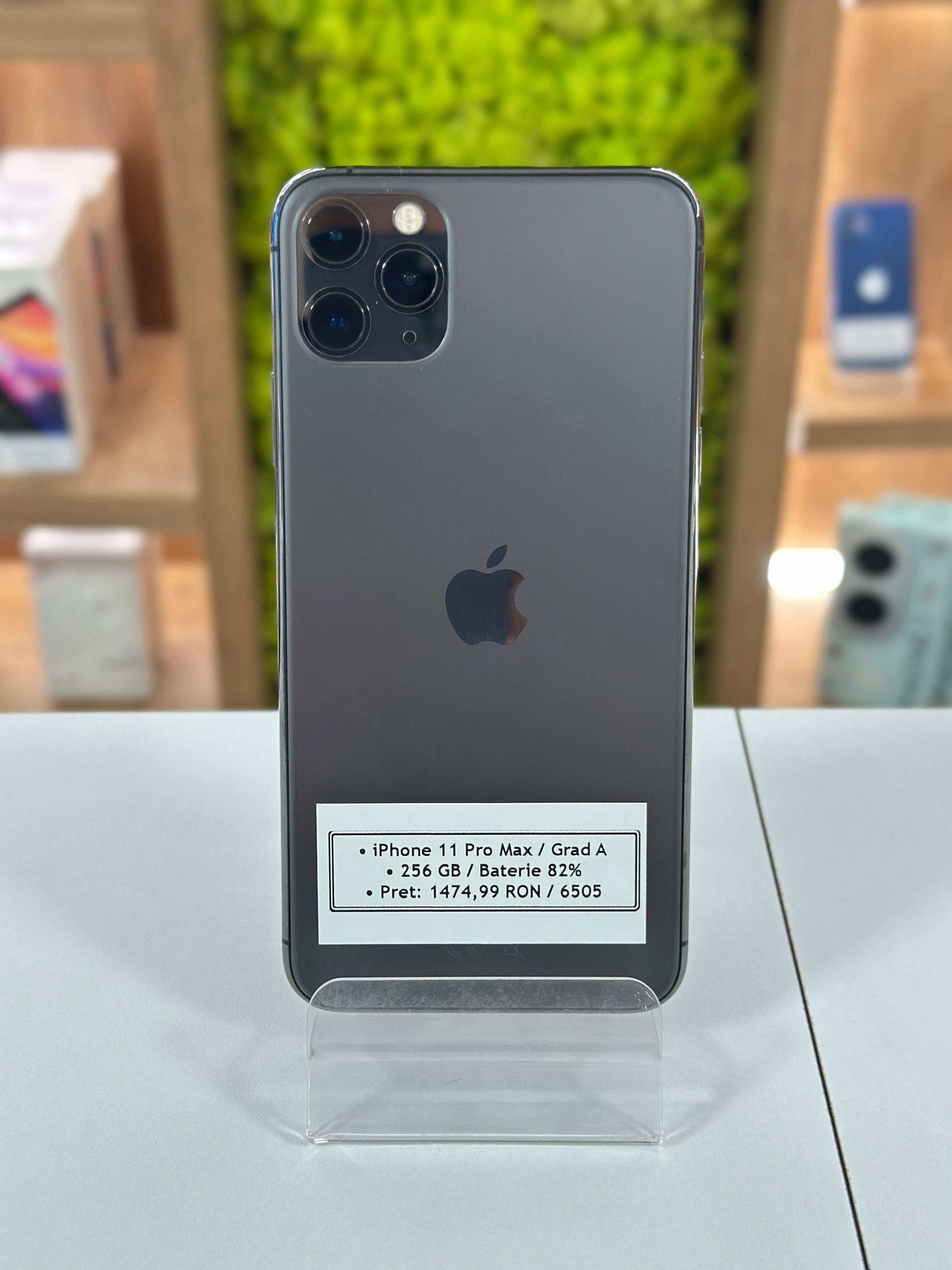 iPhone 11 Pro Max, 256 GB, Baterie 82, Black