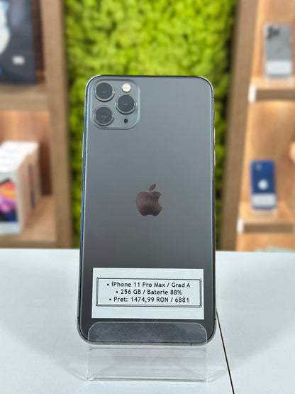 iPhone 11 Pro Max, 256 GB, Baterie 88%, Black