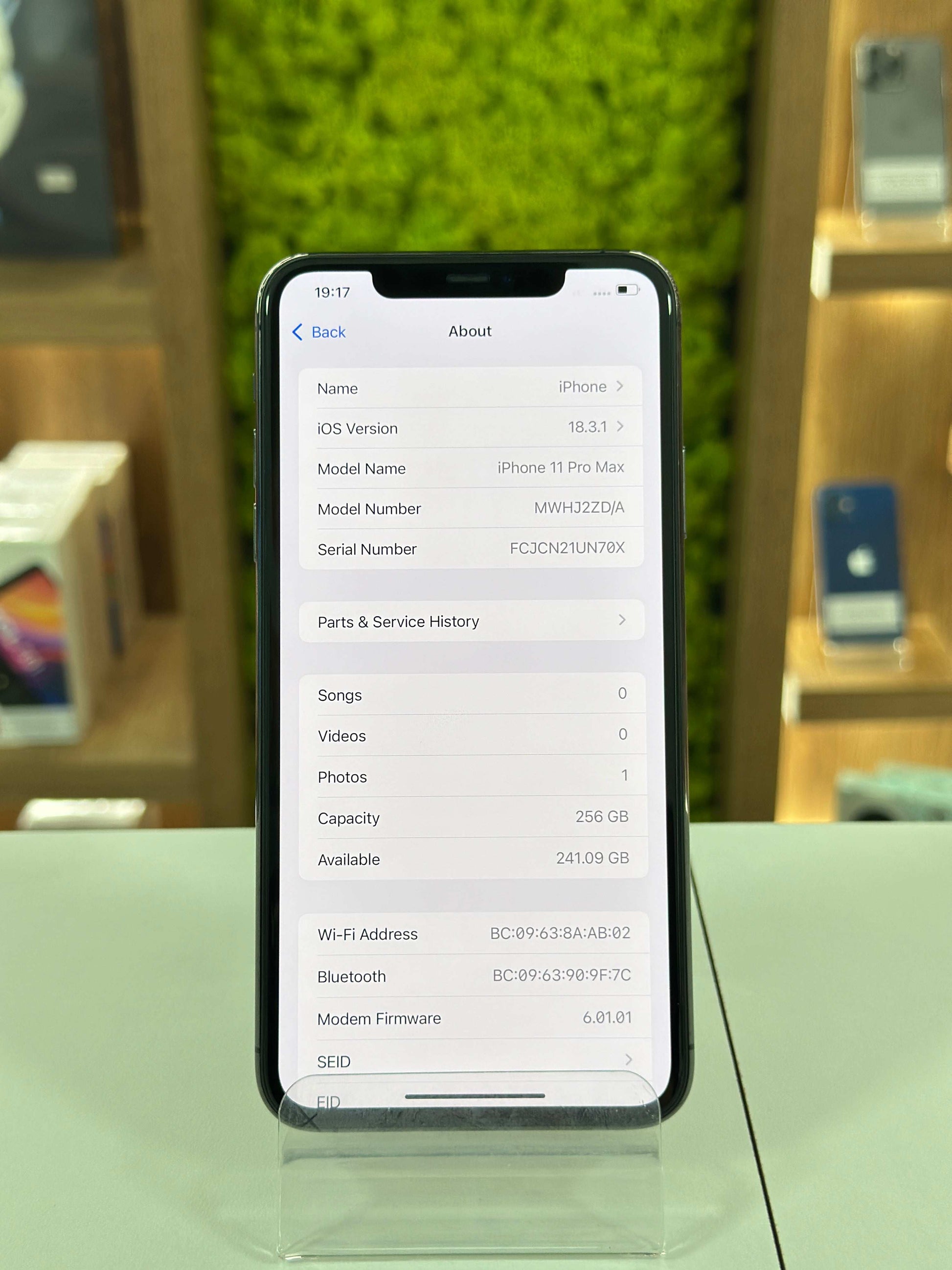 iPhone 11 Pro Max, 256 GB, Baterie 88%, Black