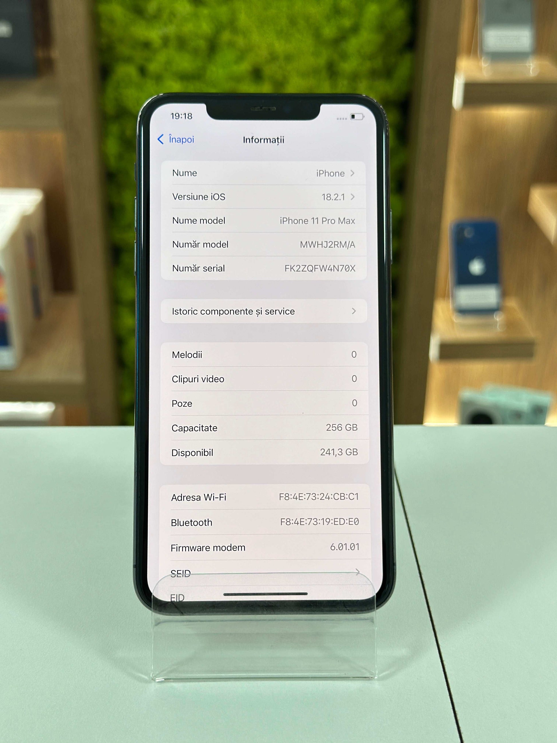 iPhone 11 Pro Max, 256 GB, Baterie 73%, Black