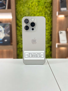 iPhone 15 Pro, 256 GB, Baterie 89%, 472 Cicluri, Natural Titanium