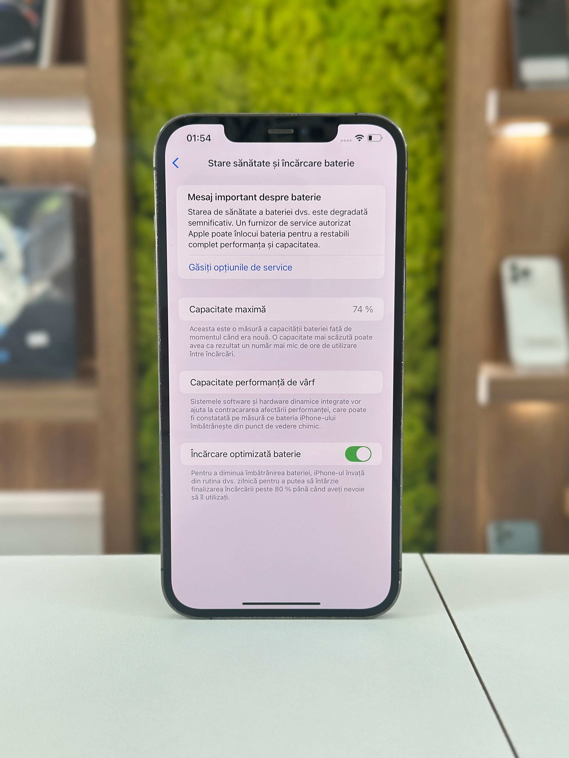 iPhone 12 Pro Max, 256 GB, Baterie 74%, Graphite