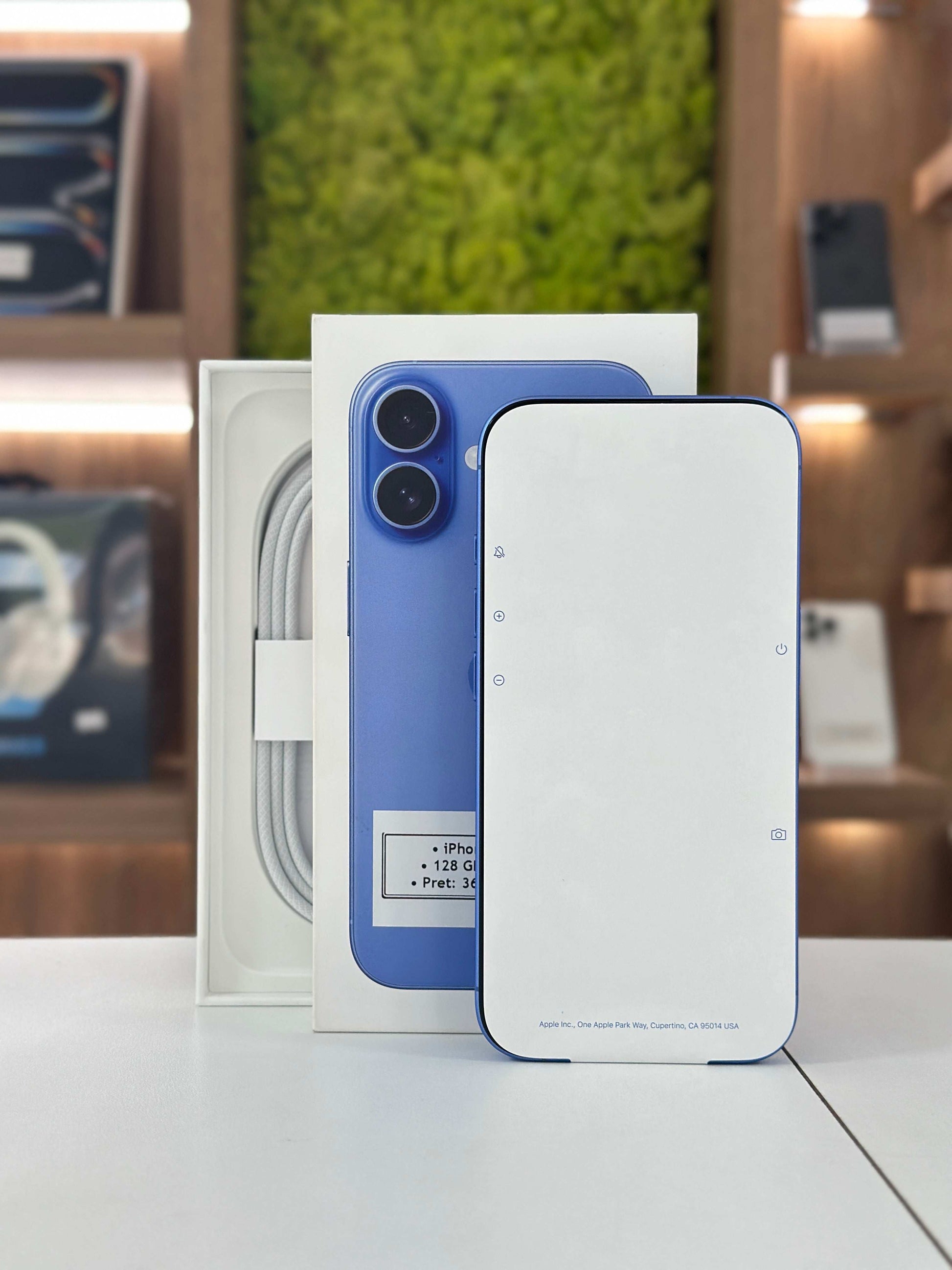 iPhone 16, 128GB, Baterie 100%, 0 Cicluri, Ultramarine