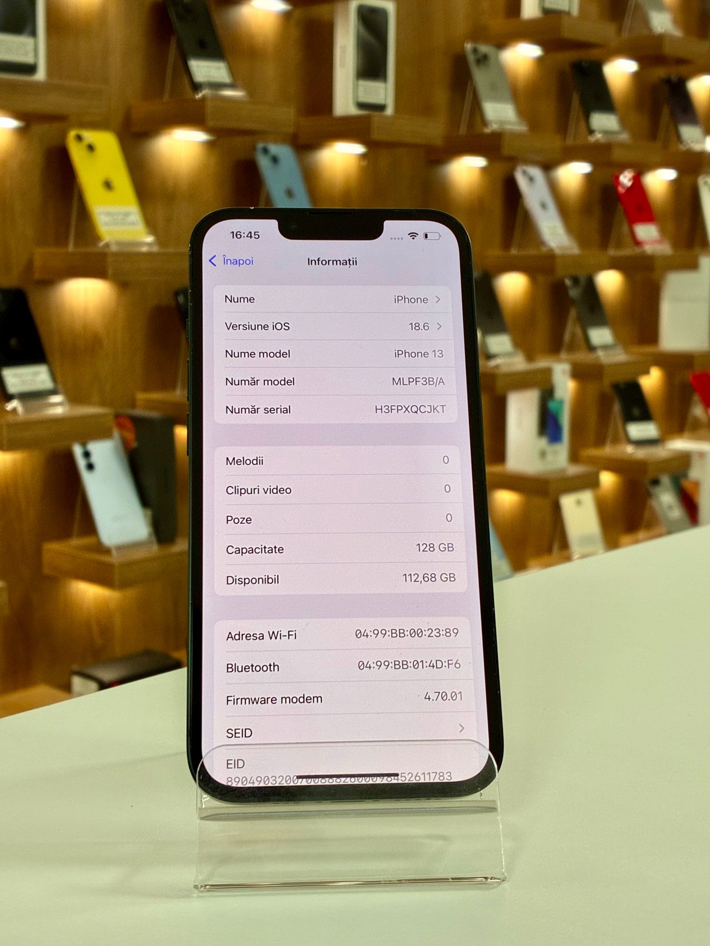 iPhone 14, 128GB, Baterie 87%, Midnight