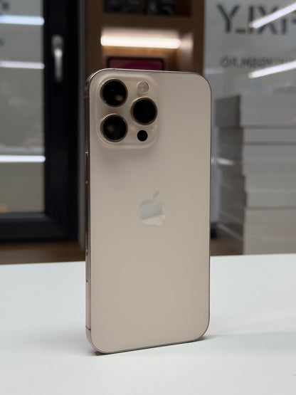 iPhone 16 Pro Max, 256 GB, Second-Hand, Baterie 100%, 140 Cicluri, Desert Titanium