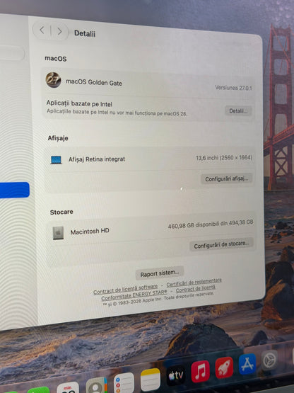 MacBook Air 13" M4 (2025), 16GB RAM, 512 GB SSD, Baterie 100%, 11 Cicluri, Silver
