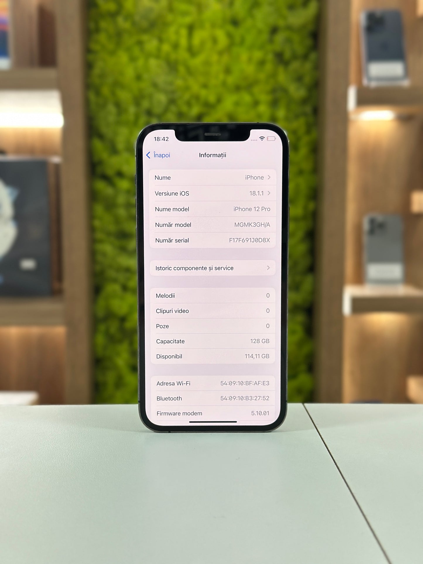 iPhone 12 Pro, 128 GB, Baterie 79%, Graphite