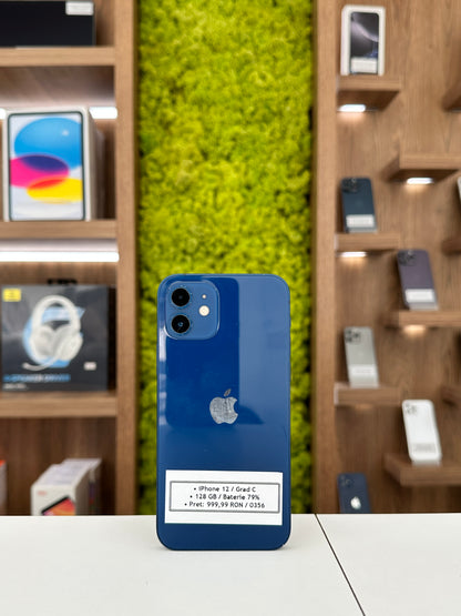 iPhone 12, 128 GB, Baterie 80%, Blue
