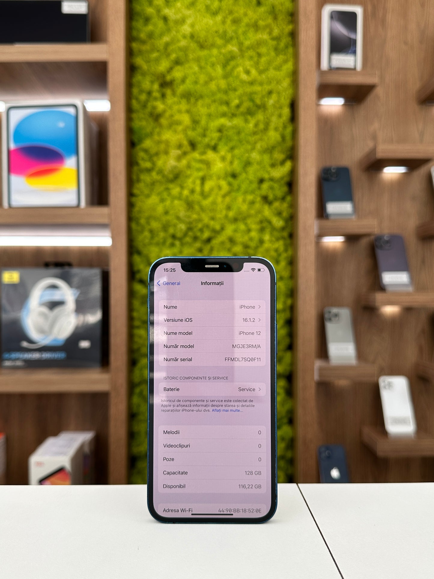iPhone 12, 128 GB, Baterie 80%, Blue