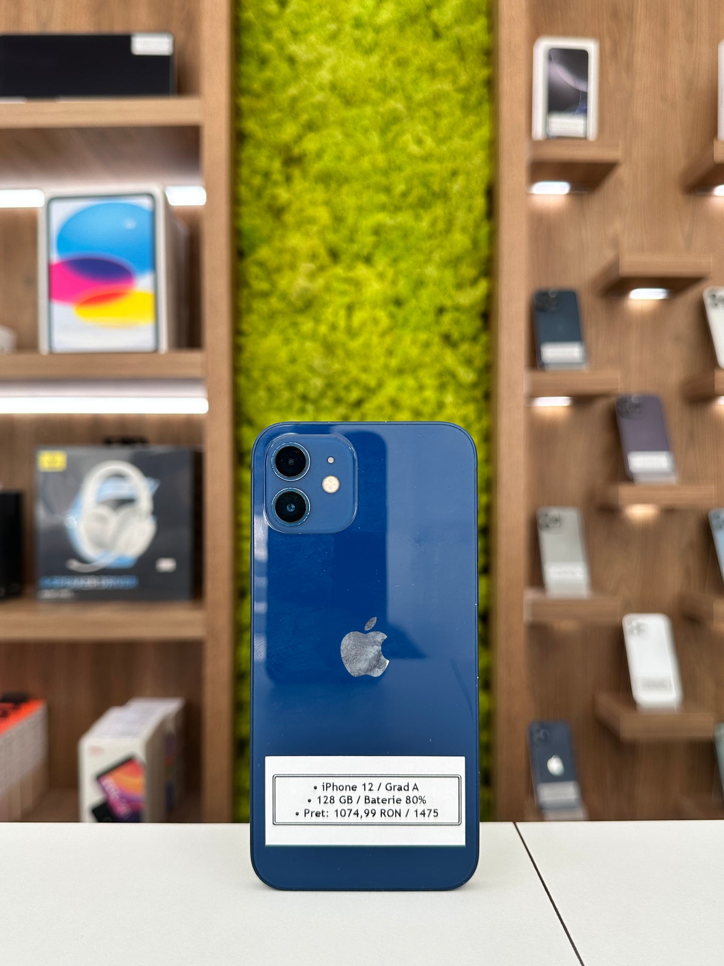 iPhone 12, 128 GB, Baterie 80%, Blue