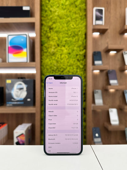 iPhone 12, 128 GB, Baterie 80%, Blue