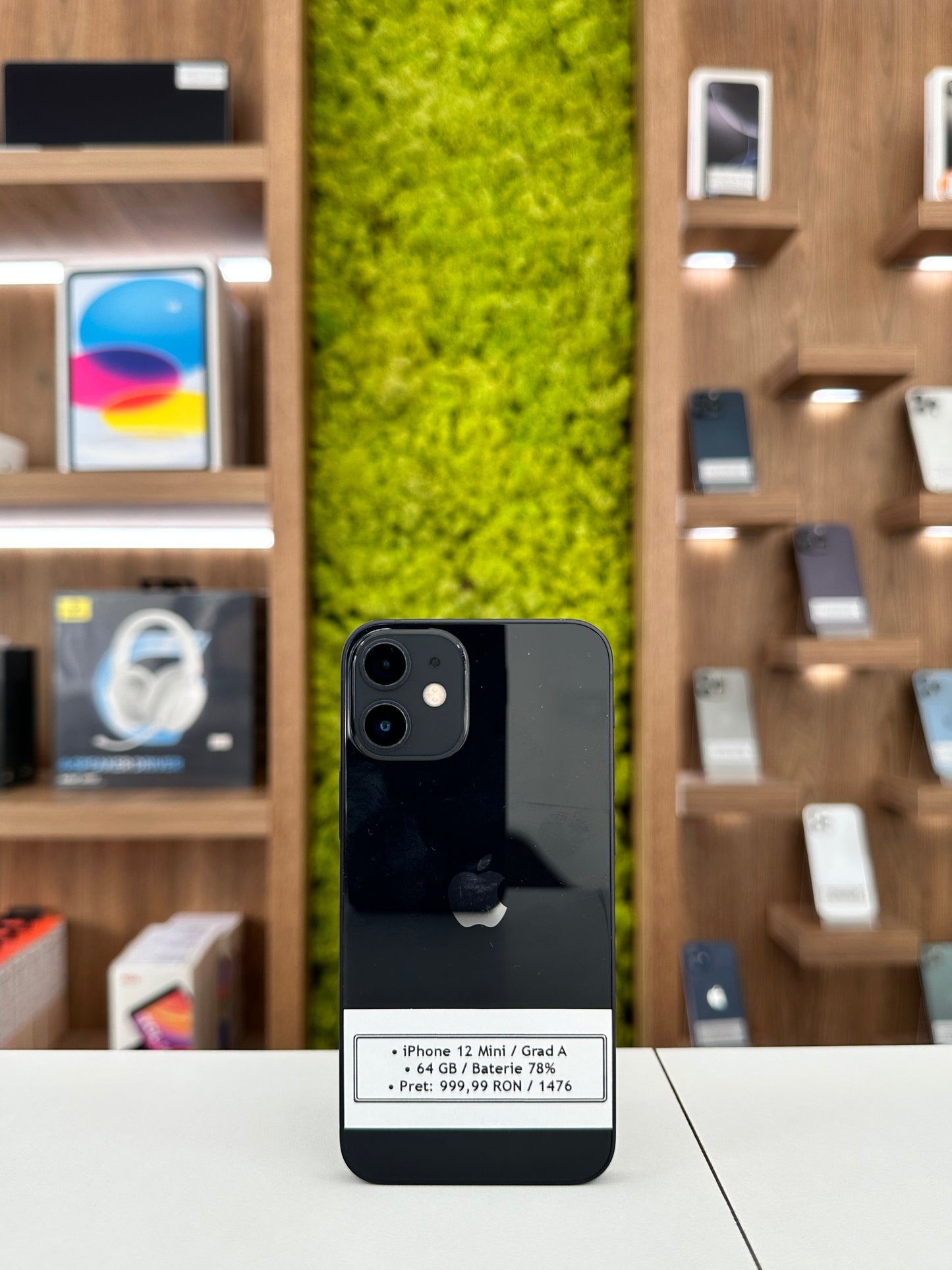 iPhone 12 Mini, 64 GB, Baterie 78%, Black