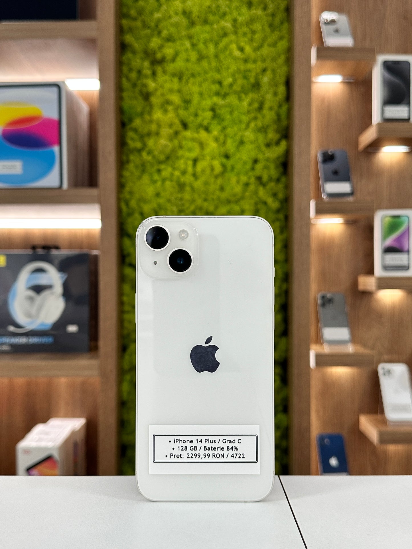 iPhone 14 Plus , 128 GB , Baterie 84% , White