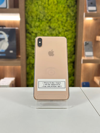 iPhone XS Max, 256 GB, Baterie 81%, Negru