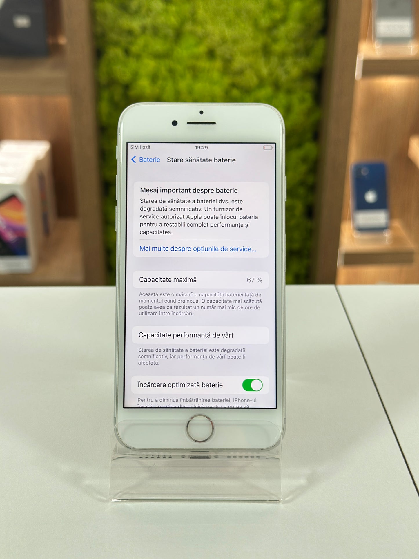 iPhone 7, 32 GB, Baterie 64%, Argintiu