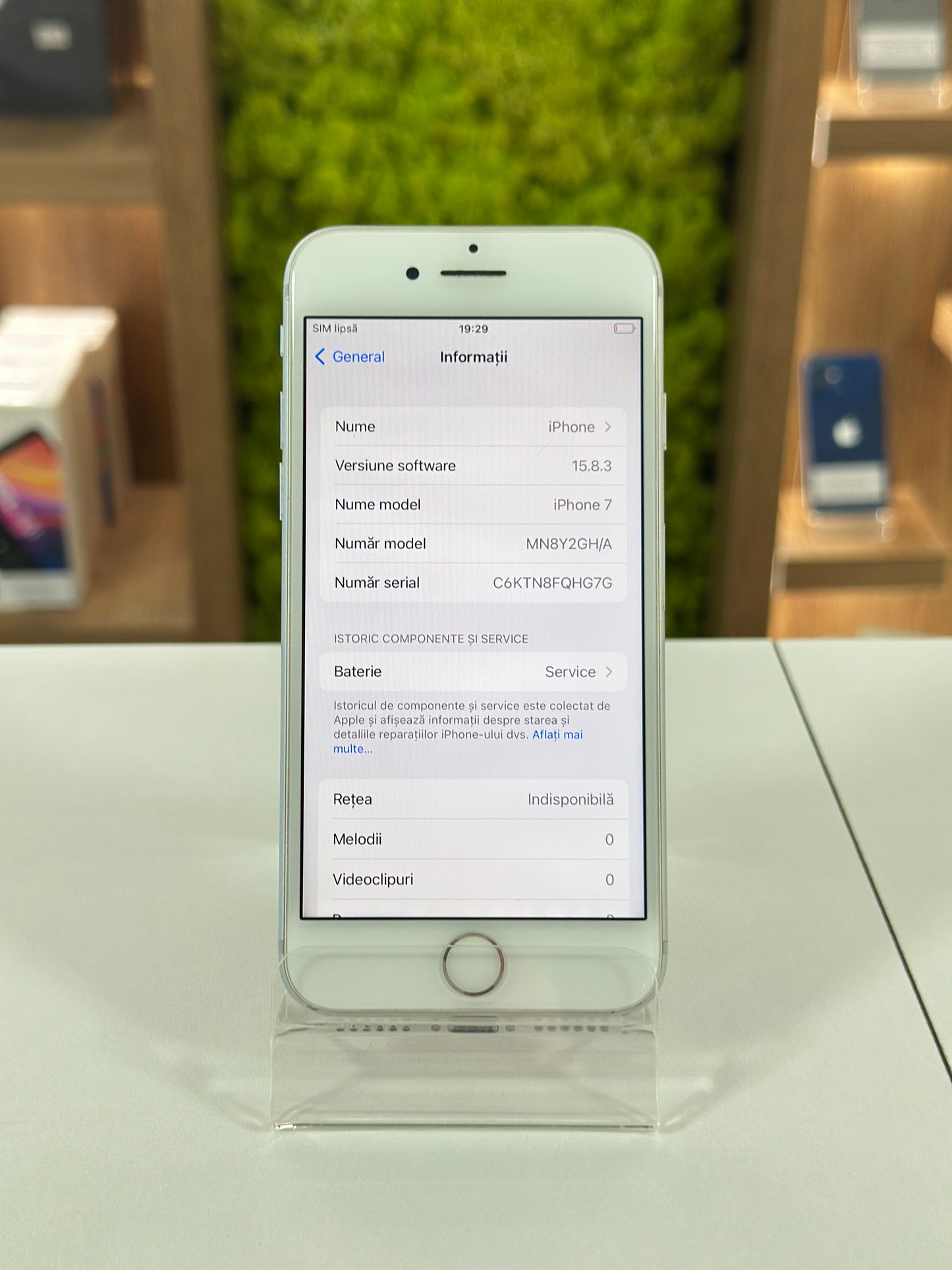 iPhone 7, 32 GB, Baterie 64%, Argintiu
