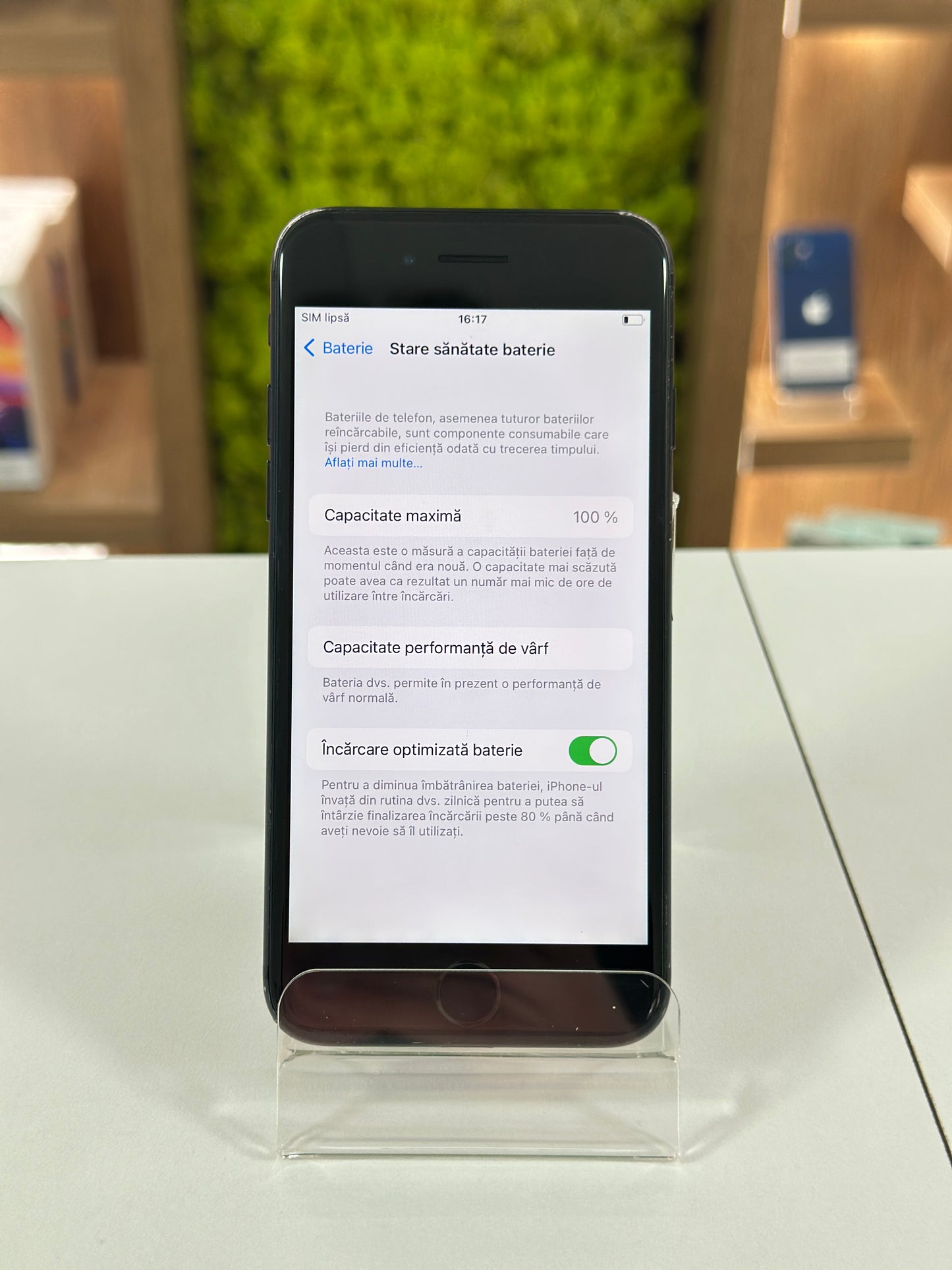 iPhone 7, 128 GB, Baterie 100%, Negru
