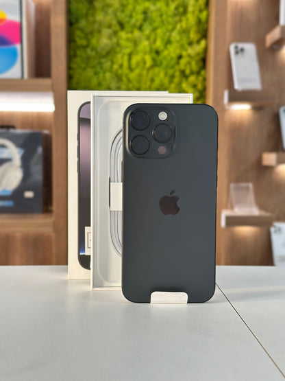 iPhone 16 Pro Max, 256GB, Baterie 100%, 0 Cicluri, Black Titanium