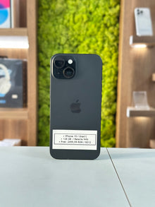 iPhone 15, 128 GB, baterie 94%, Negru