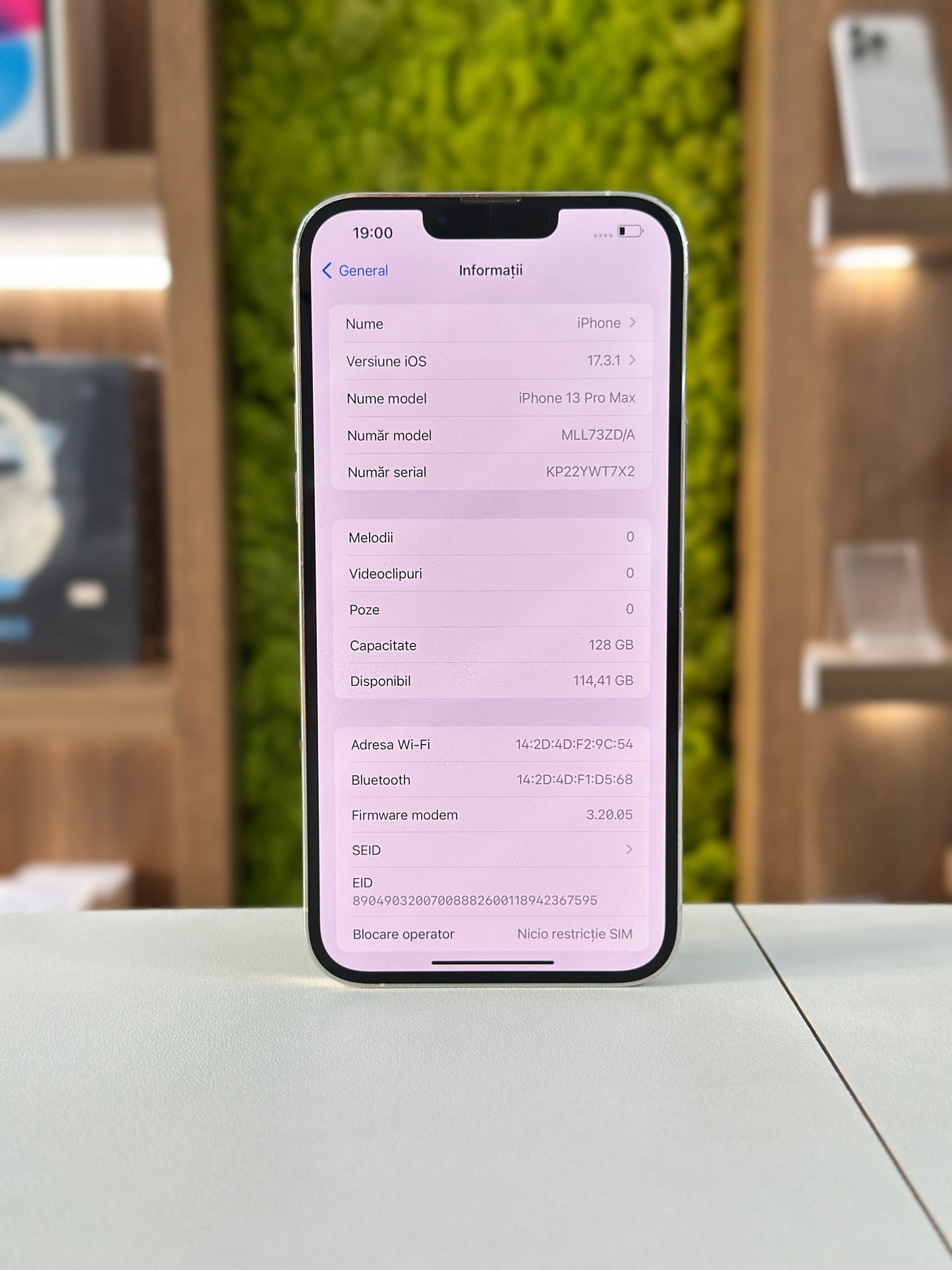 iPhone 13 Pro Max, 128GB, Baterie 85%, Alb