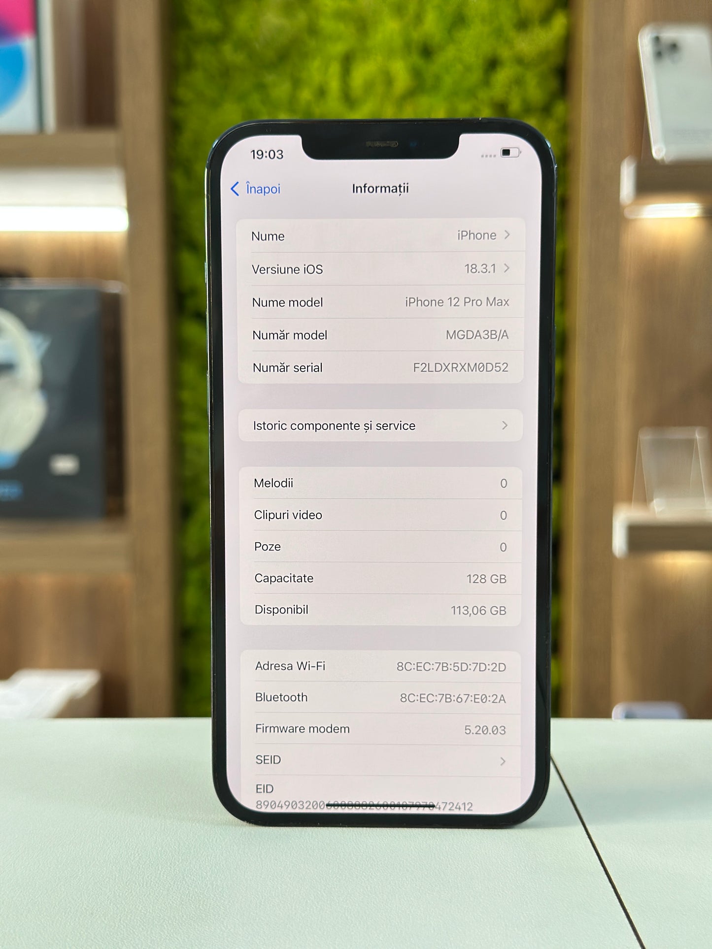 iPhone 12 Pro Max, 128 GB, Baterie 76%, Albastru