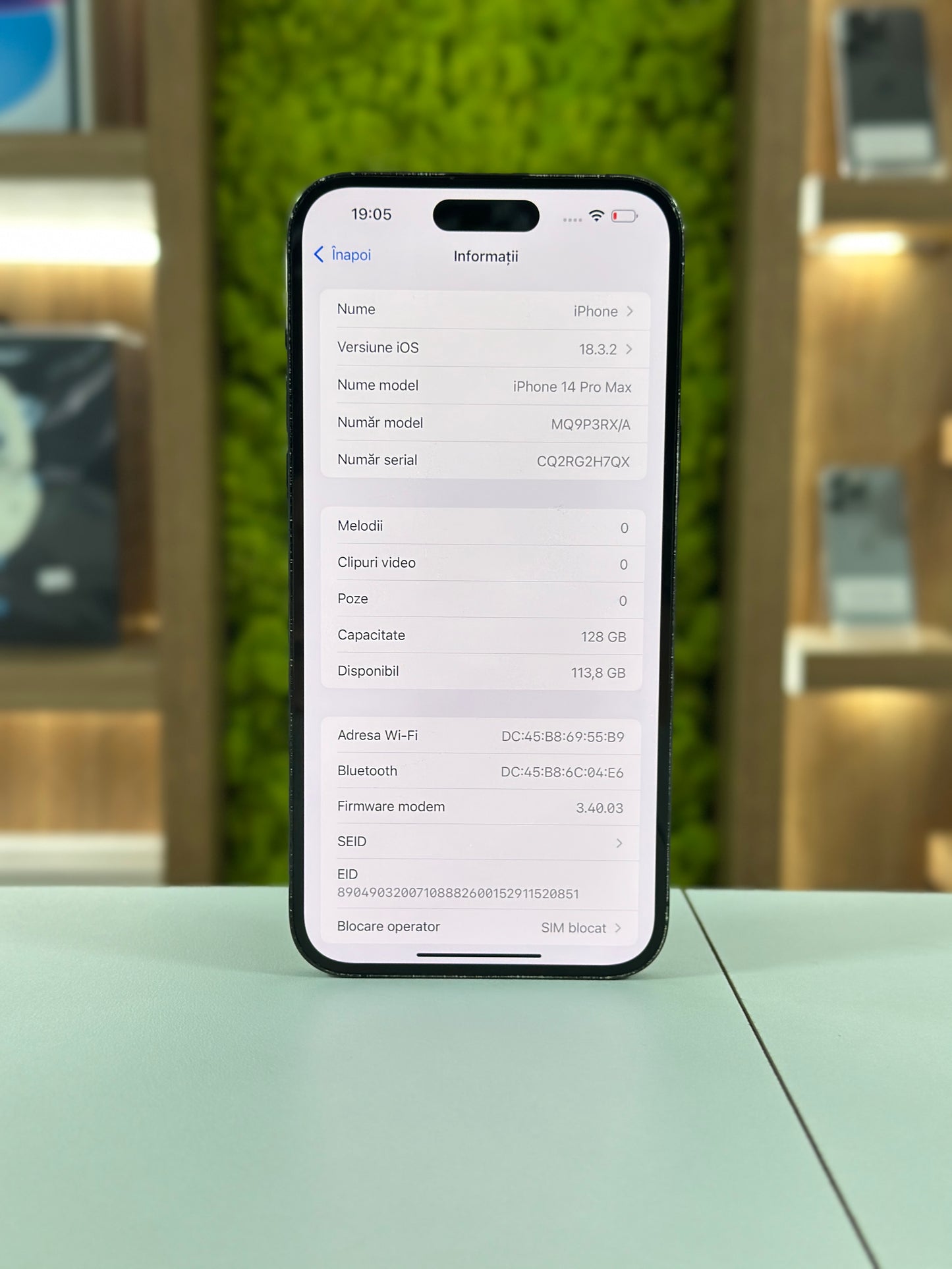 iPhone 14 Pro Max , 128 GB , Baterie 91% , Black
