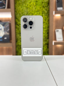 iPhone 15 Pro, 256 GB, Baterie 89%, 472 Cicluri, Natural Titanium