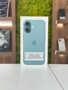 iPhone 16 , 128 GB , Baterie 100% , 0 Cicluri, Teal