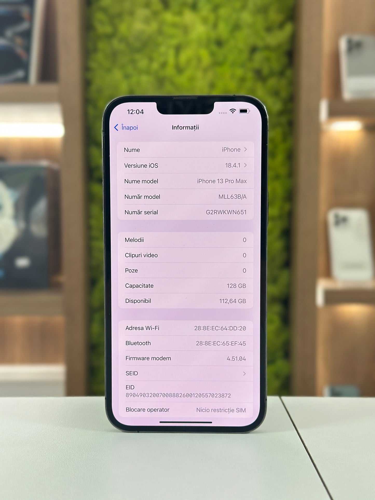 iPhone 13 Pro Max, 128GB, Baterie 86%, Negru