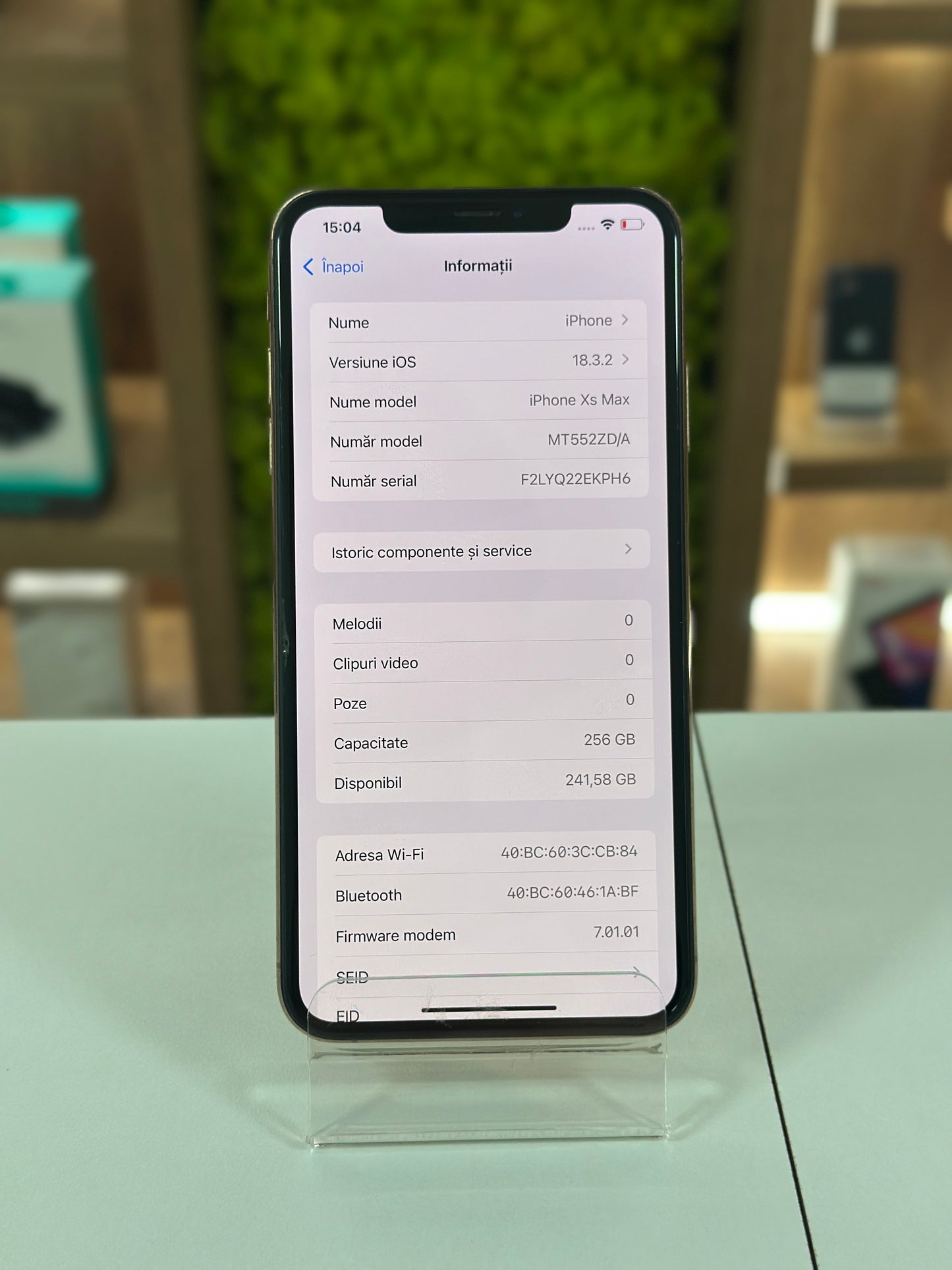 iPhone Xs Max, 256 GB, Baterie 77%, Gold Rose