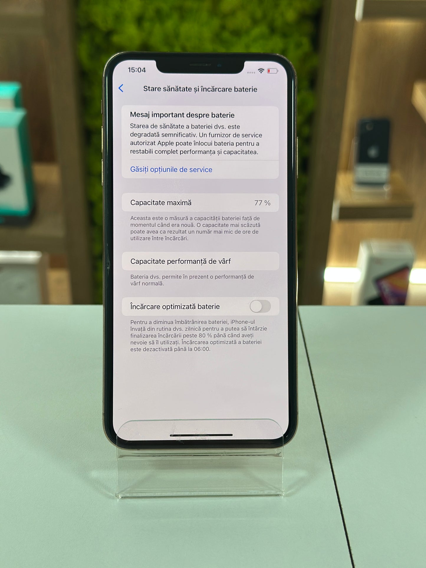 iPhone Xs Max, 256 GB, Baterie 77%, Gold Rose