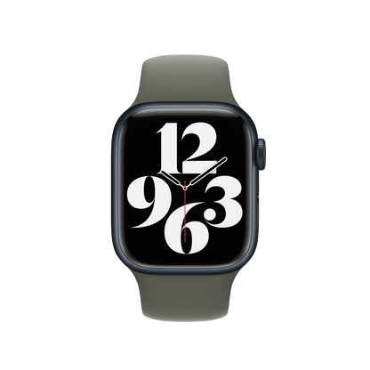 Curea pentru Apple Watch 41mm, Sport Band, Olive