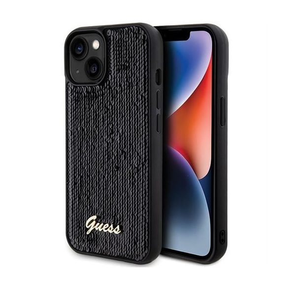 Husă GUESS pentru iPhone 13 / 14 / 15, Negru