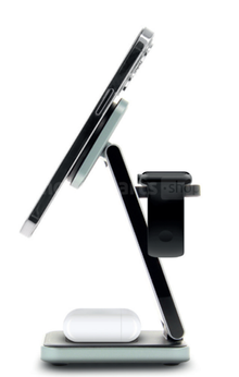 Promiz - 3 in 1 Wireless Charger - 15W (Magsafe compatible) - Foldable