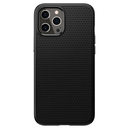 Husă Spigen Liquid Air pentru iPhone 12/12 Pro, Negru