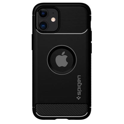 Husa Spigen Rugged Armor pentru iPhone 12/12 Pro, Negru