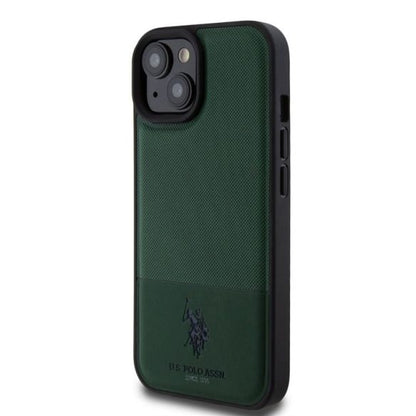Husa U.S Polo pentru iPhone 15, Verde