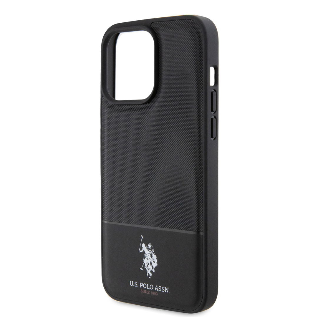 Husa U.S Polo Assn pentru iPhone 15 Pro, Negru