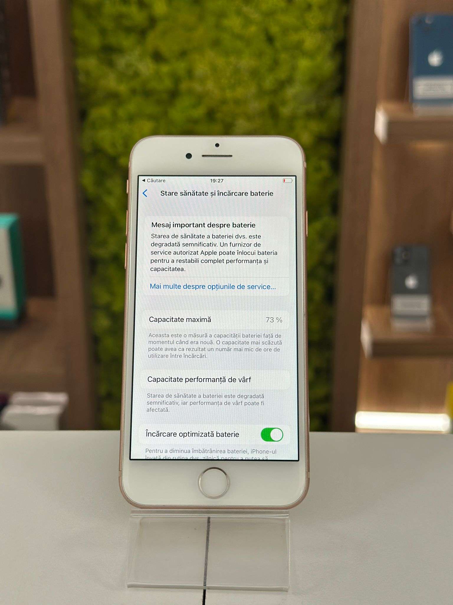 iPhone 8 ,64 GB,  Baterie 73% ,Rose Gold