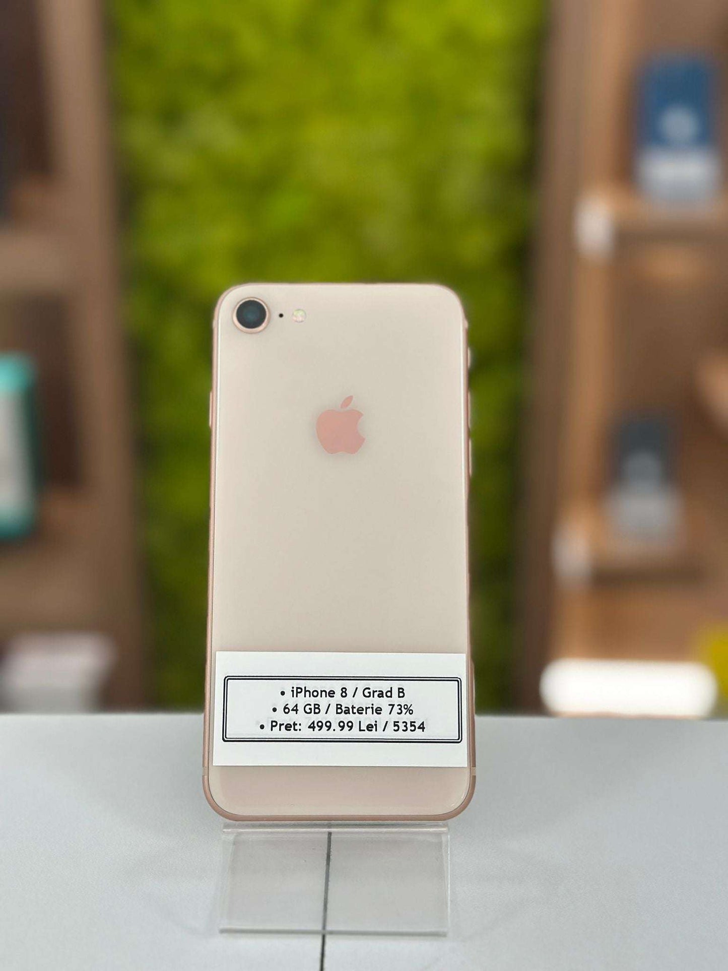 iPhone 8 ,64 GB,  Baterie 73% ,Rose Gold